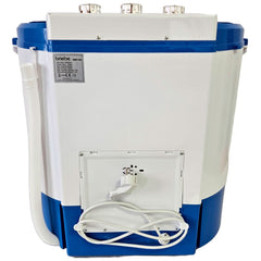 Mini Lavadora briebe Camp Portátil Camping con Centrifugado 3Kg Blanco/Azul