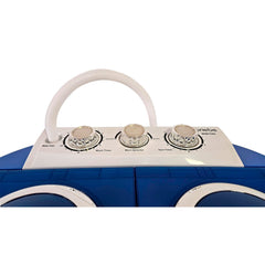 Mini Lavadora briebe Camp Portátil Camping con Centrifugado 3Kg Blanco/Azul