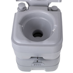 WC briebe Camp Compact Plus Inodoro Portátil Químico Adultos Potty 20L Camping Camper
