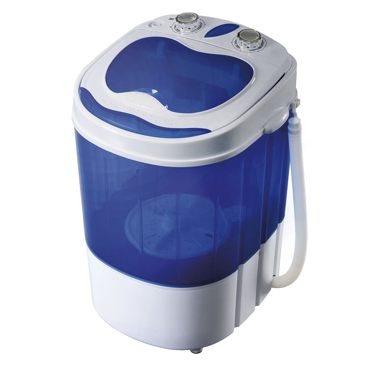 Mini Lavadora briebe Camp Portátil Camping con Centrifugado 3Kg Azul