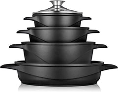 Batería Cocina Granitec Inducción 8 Piezas MGK17