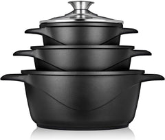 Batería Cocina Granitec Inducción 6 Piezas MGK18