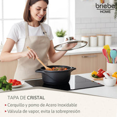 Batería Cocina Granitec Inducción 6 Piezas MGK18