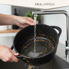 Batería Cocina Granitec Inducción 6 Piezas MGK18