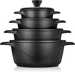 Batería Cocina Granitec Inducción 8 Piezas MGK12S