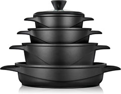 Batería Cocina Granitec Inducción 8 Piezas MGK17S