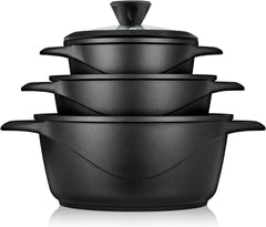 Batería Cocina Granitec Inducción 6 Piezas MGK18S