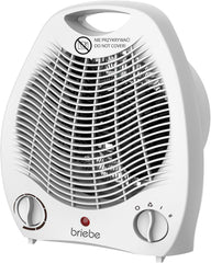 Calefactor Ventilador Eléctrico Portátil 2000W  HT1126 Blanco
