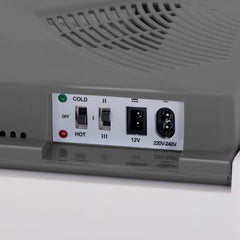 Nevera briebe Camp Portátil Eléctrica de Viaje Camping 28L Gris