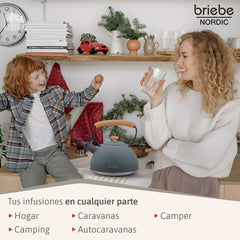 Tetera Nordic 2.5L Gris