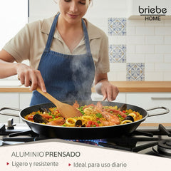 Paellera Inducción Zafrán 42cm 9-10 raciones