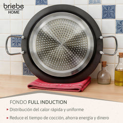 Paellera Inducción Zafrán 30cm 4 raciones
