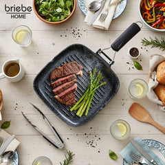 Grill Asador Ondulado Black Titanium 20x20cm