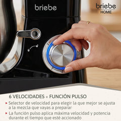 Batidora Amasadora 1800W KM1164 Negro