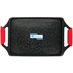 Bandeja Asadora Black Titanium 43x25cm