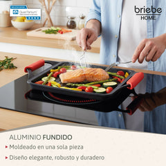 Bandeja Asadora Black Titanium 43x25cm