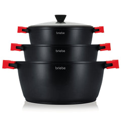 Batería Cocina Black Titanium Ø 16-20-24 cm