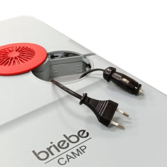 Nevera briebe Camp Portátil Eléctrica de Viaje Camping 40L Roja