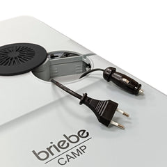 Nevera briebe Camp Portátil Eléctrica de Viaje Camping 40L Negra