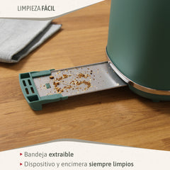 Tostador Nordic 2 rebanadas Verde