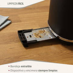 Tostador Nordic 2 rebanadas Negro