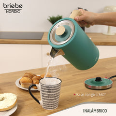 Set Nordic Tostador 2 rebanadas + Hervidor Verde
