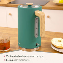 Set Nordic Tostador 2 rebanadas + Hervidor Verde