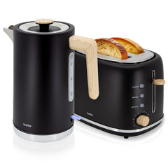Set Nordic Tostador 2 rebanadas + Hervidor Negro
