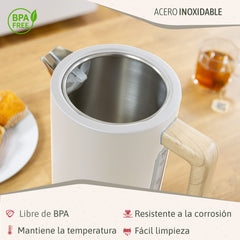 Set Nordic Tostador 2 rebanadas + Hervidor Blanco