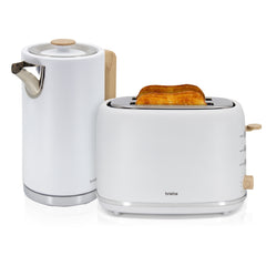 Set Nordic Tostador 2 rebanadas + Hervidor Blanco