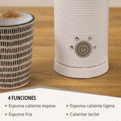 Espumador de leche Elegance 500W Blanco