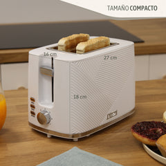 Tostador Elegance 2 rebanadas Blanco