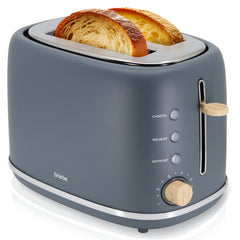 Set Nordic Tostador 2 rebanadas + Tetera Gris