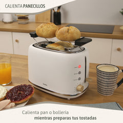 Set Nordic Tostador 2 rebanadas + Tetera Blanco