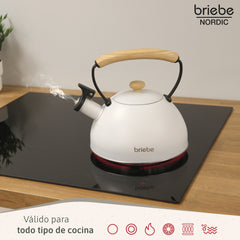 Set Nordic Tostador 2 rebanadas + Tetera Blanco