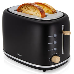 Set Nordic Tostador 2 rebanadas + Tetera Negro