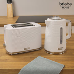 Set Tostador + Hervidor Elegance Blanco