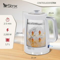 Set Tostador + Hervidor Elegance Blanco