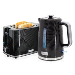 Set Tostador + Hervidor Elegance Negro
