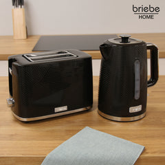 Set Tostador + Hervidor Elegance Negro