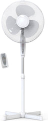 Ventilador de Pie Altura Regulable 100-125cm blanco FN122397W