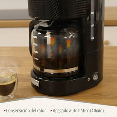 Cafetera de Goteo Elegance 10T Negro