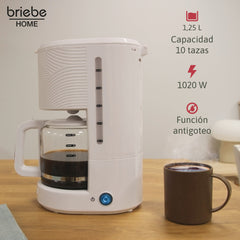 Cafetera de Goteo Elegance 10T Blanca