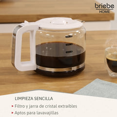 Cafetera de Goteo Elegance 10T Blanca
