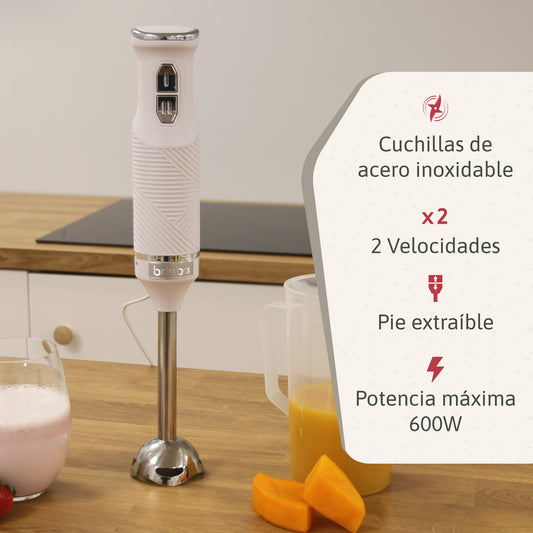 Batidora de Mano Elegance 600W Blanca