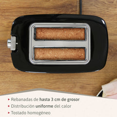Set Tostador + Hervidor + Cafetera Elegance Negro