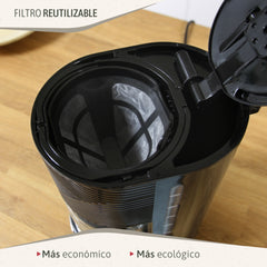 Set Tostador + Hervidor + Cafetera Elegance Negro