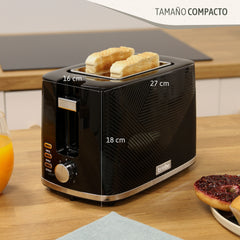 Set Tostador + Hervidor + Cafetera Elegance Negro