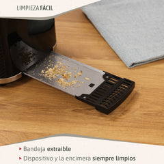Set Tostador + Hervidor + Cafetera Elegance Negro