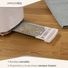 Set Tostador + Hervidor + Cafetera Elegance Blanco